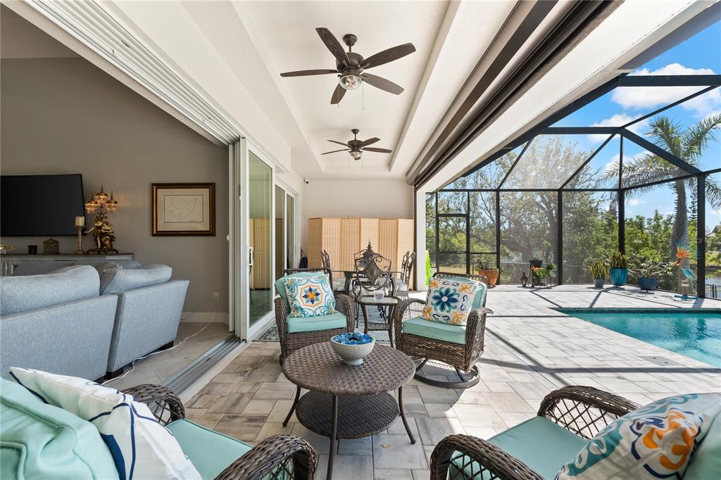 10491 Sarasota Road Port Charlotte, FL 33981 - Photo 27 of 44 a living room with furniture and a large window