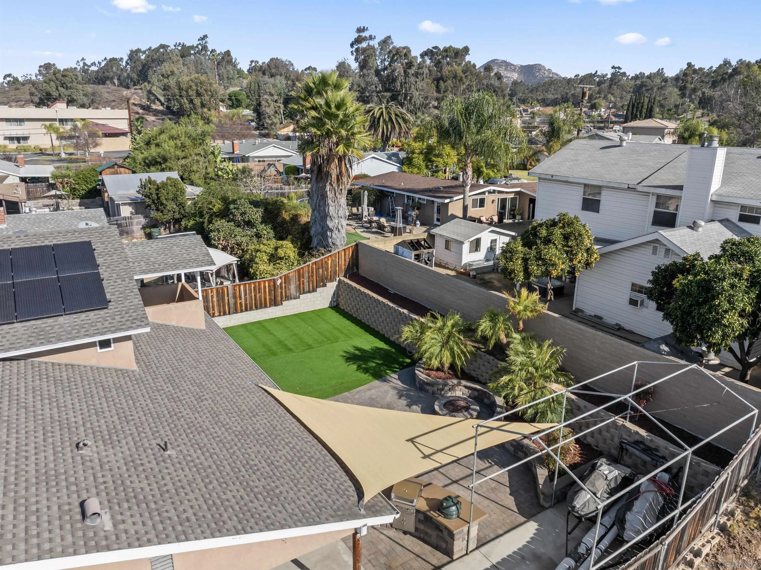 14211 Frame Road Poway, CA 92064 - Photo 3 of 11 an aerial view of a house with a garden