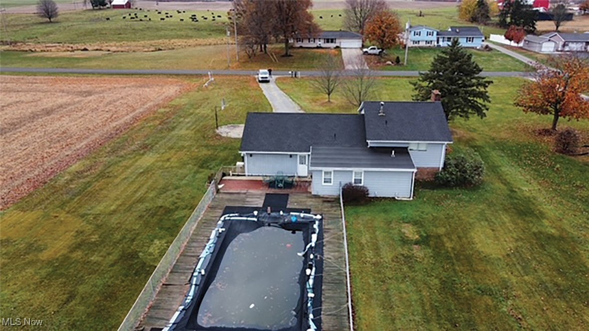 26234 Hartley Road Beloit, OH 44609 - Photo 2 of 6 Aerial view of rear of house
