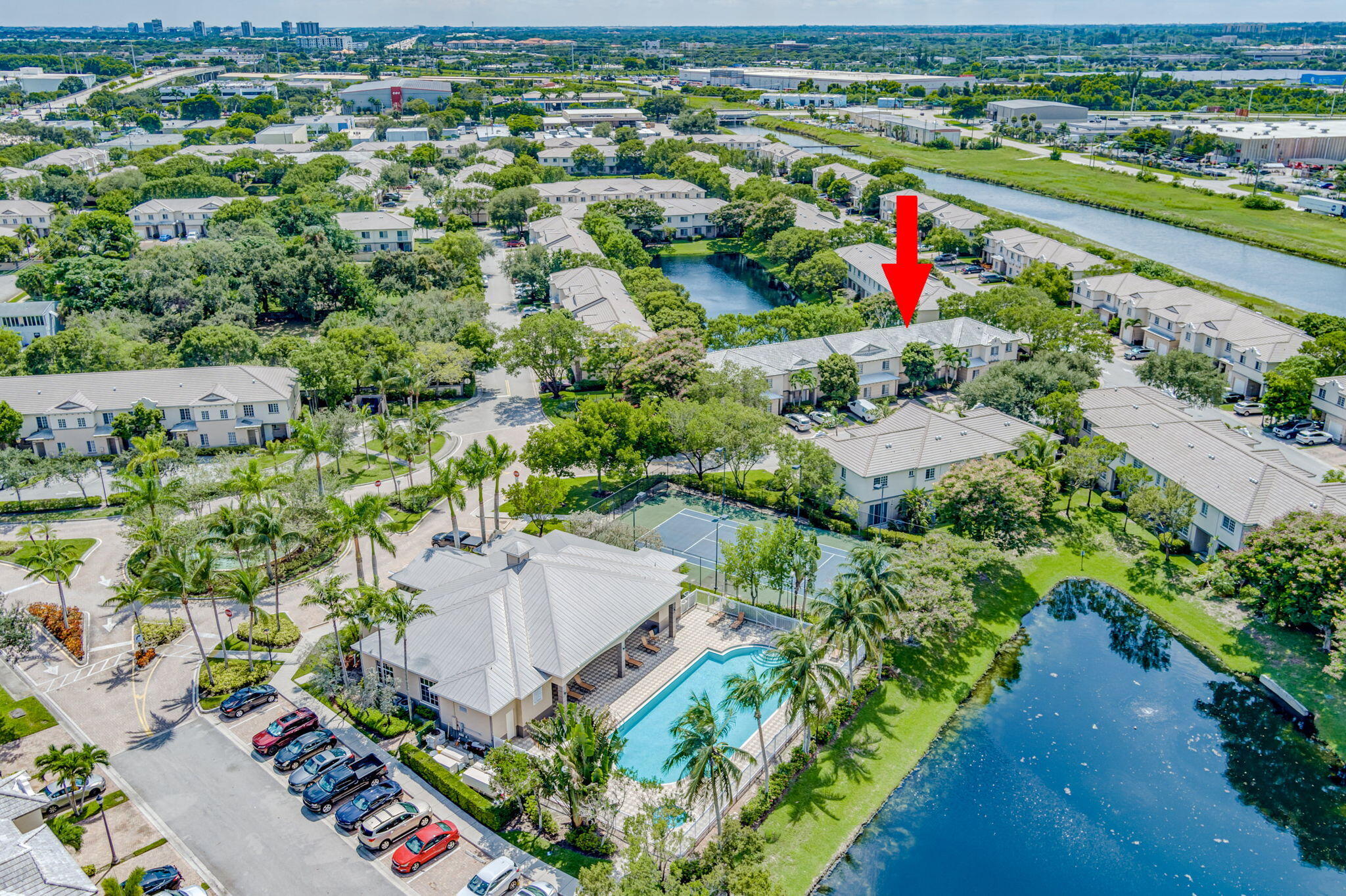 2025 Island Drive Riviera Beach, FL 33404 - Photo 34 of 46 an aerial view of residential house and outdoor space