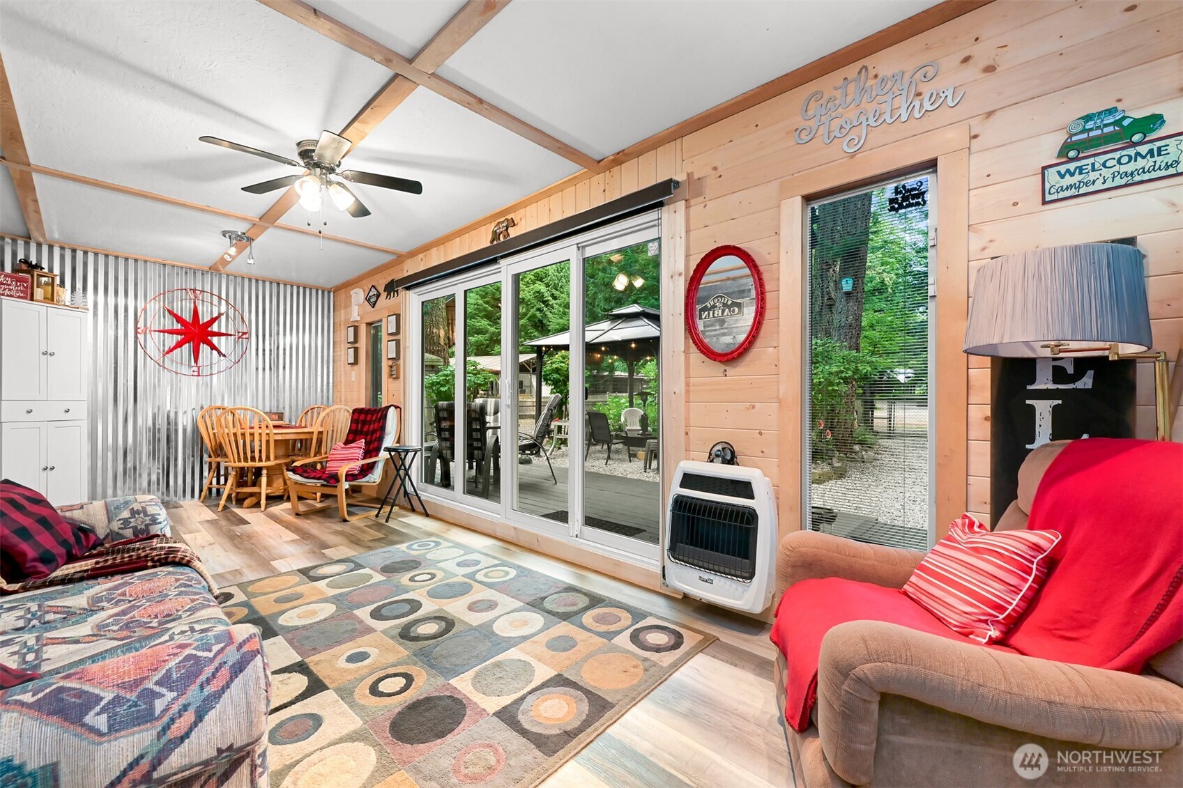 1010 Maple Lane Maple Falls, WA 98266 - Photo 2 of 40 a living room with furniture a rug and a window