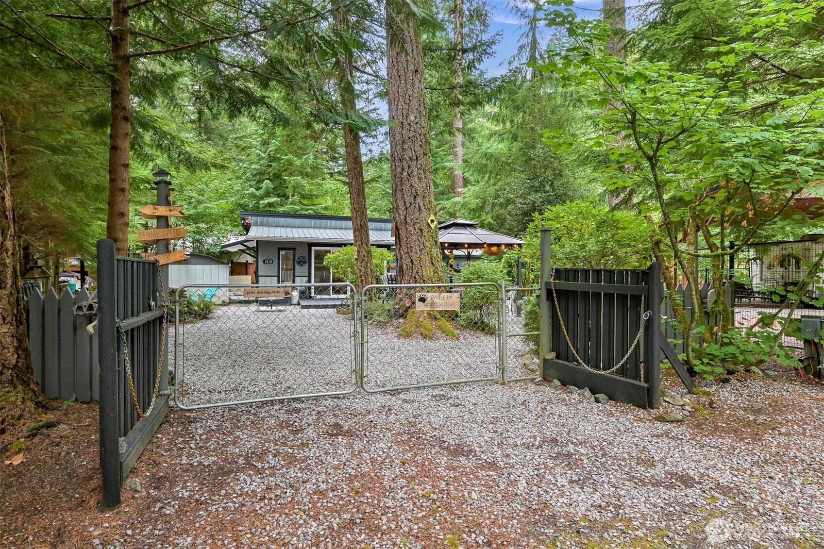 1010 Maple Lane Maple Falls, WA 98266 - Photo 26 of 40 a view of a backyard with plants