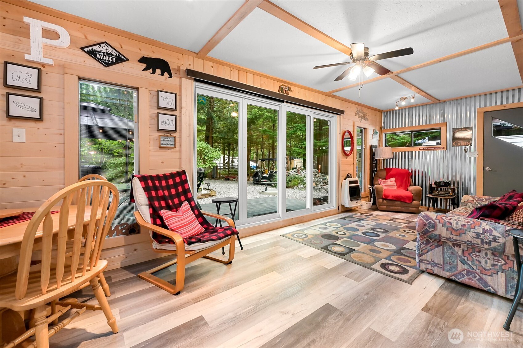 1010 Maple Lane Maple Falls, WA 98266 - Photo 3 of 40 a bedroom with furniture and large windows