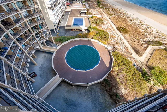 a view of a city with tall buildings