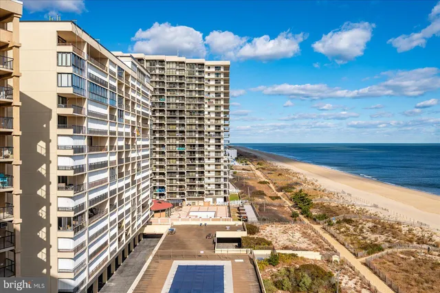 a view of a balcony with an outdoor space
