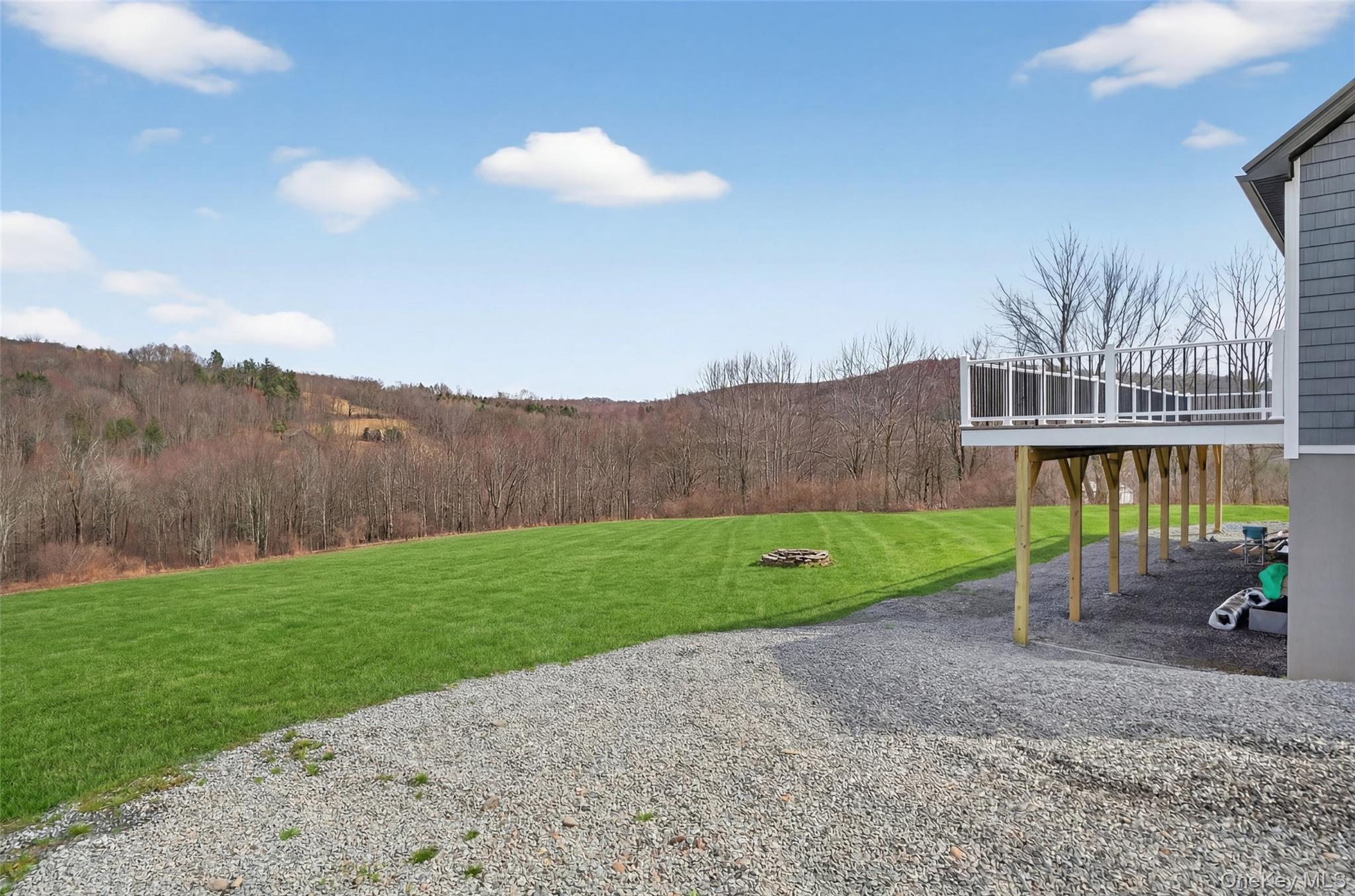 129 Nelson Road Hankins, NY 12741 - Photo 15 of 31 a view of a house with a backyard and a garden