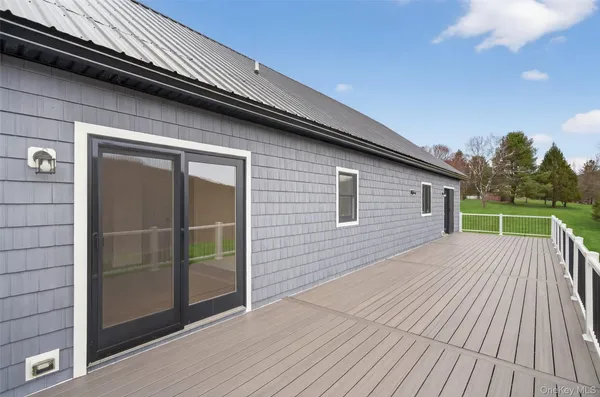 a backyard of a house