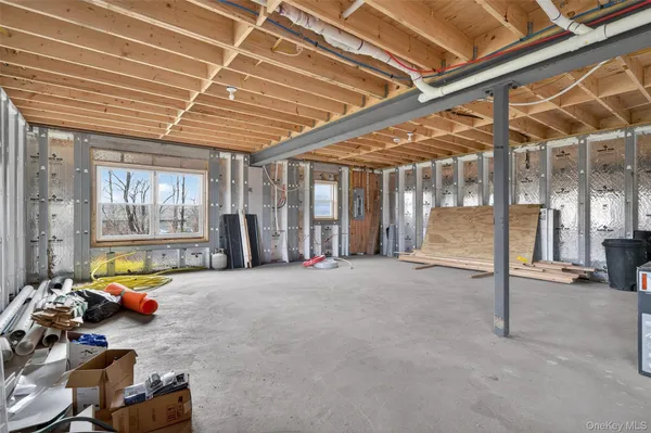 a room with gym equipment