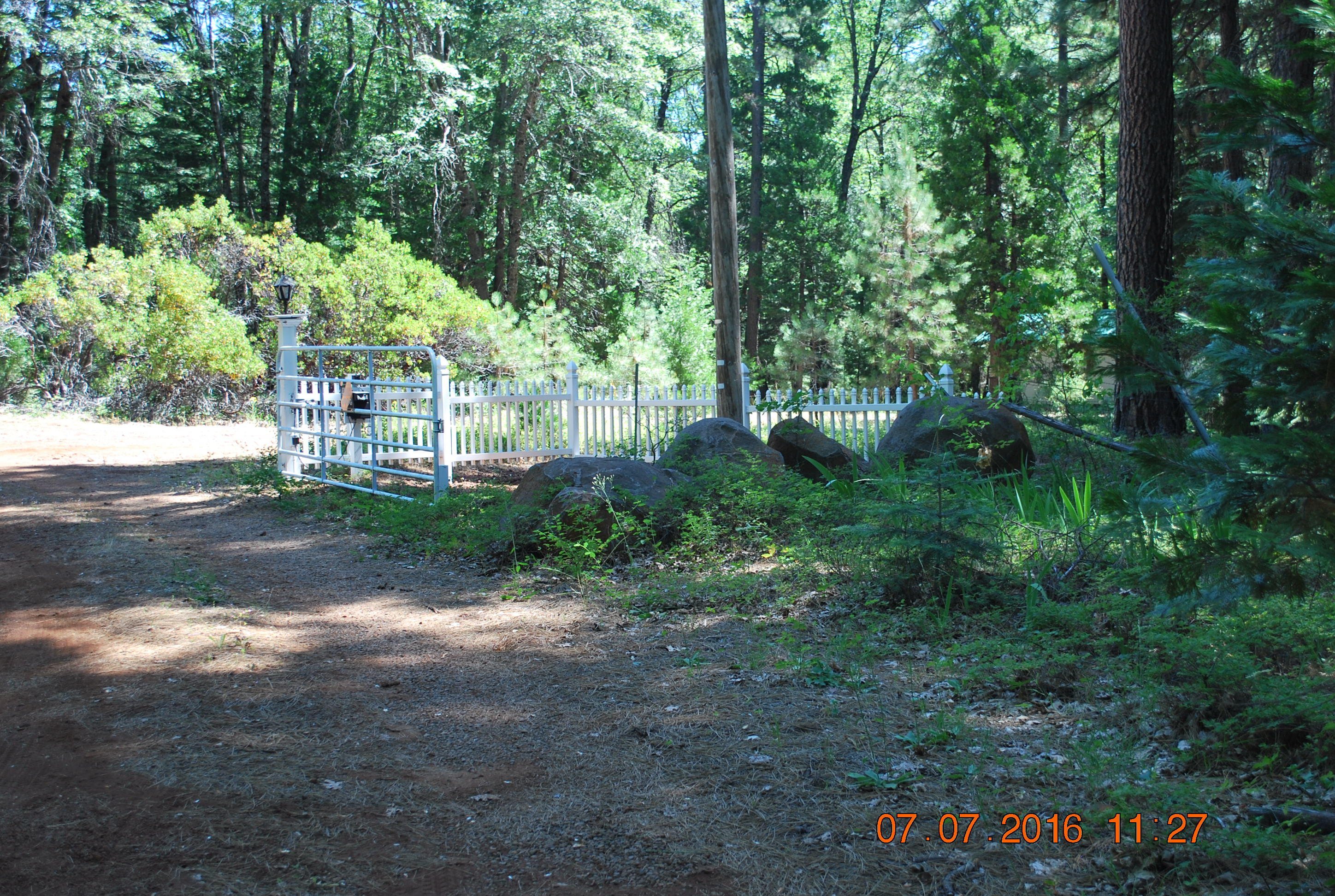 7490 Brett Road Shingletown, CA 96088 - Photo 38 of 46 7490 Brett towards gate