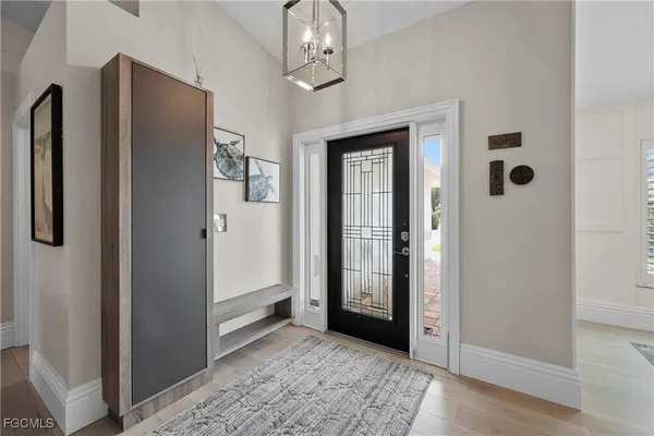 wooden floor and windows in an empty room