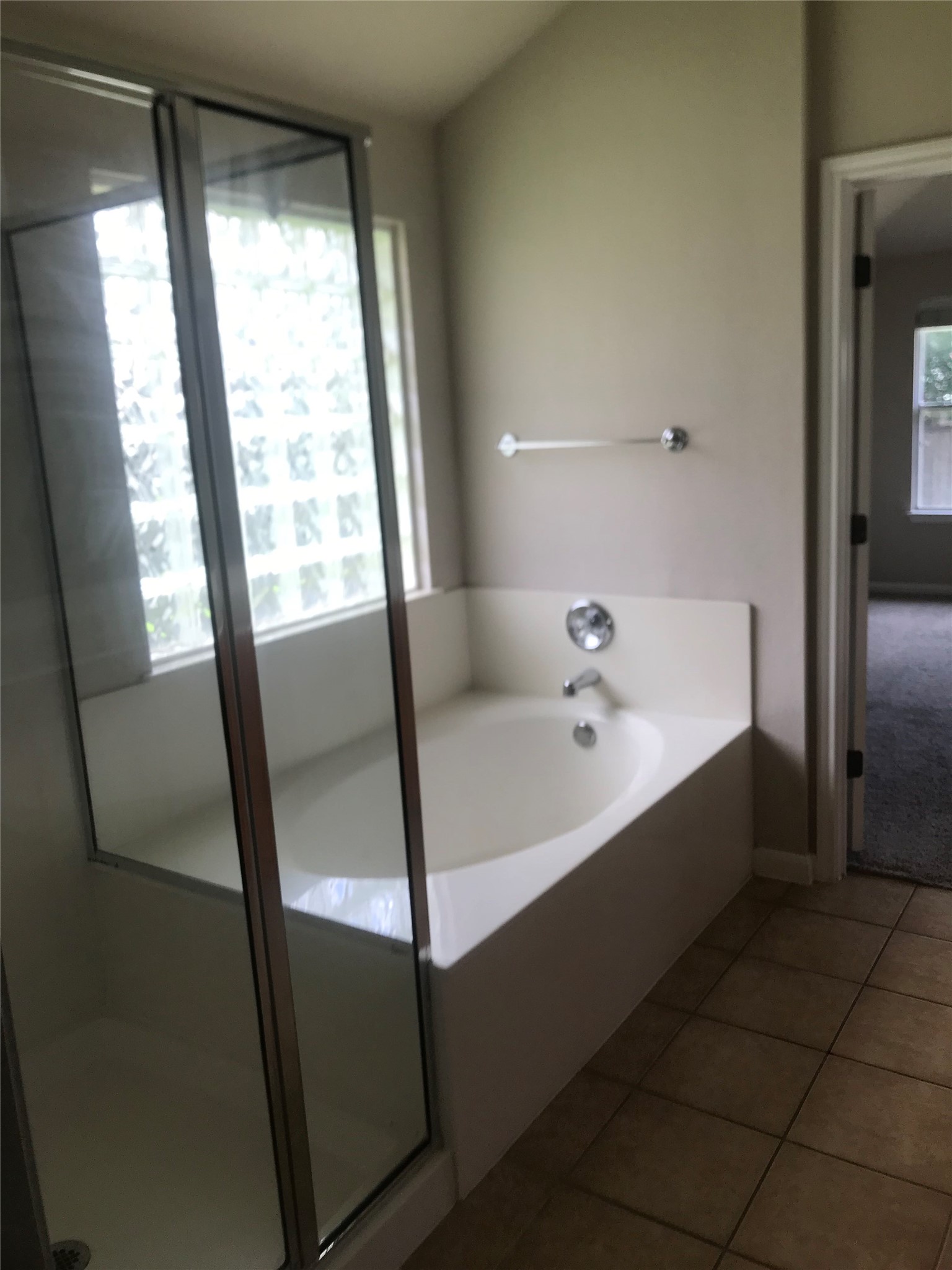 913 Rochester Castle Way Pflugerville, TX 78660 - Photo 18 of 25 Relax in the pristine soaking tub after a long day.