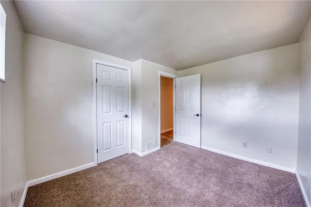 a view of an empty room