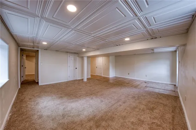 a view of an empty room