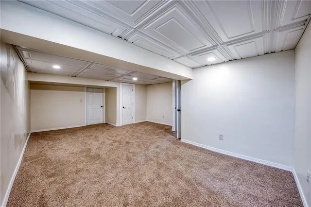 a view of an empty room