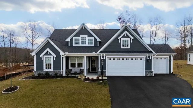 a front view of a house with patio