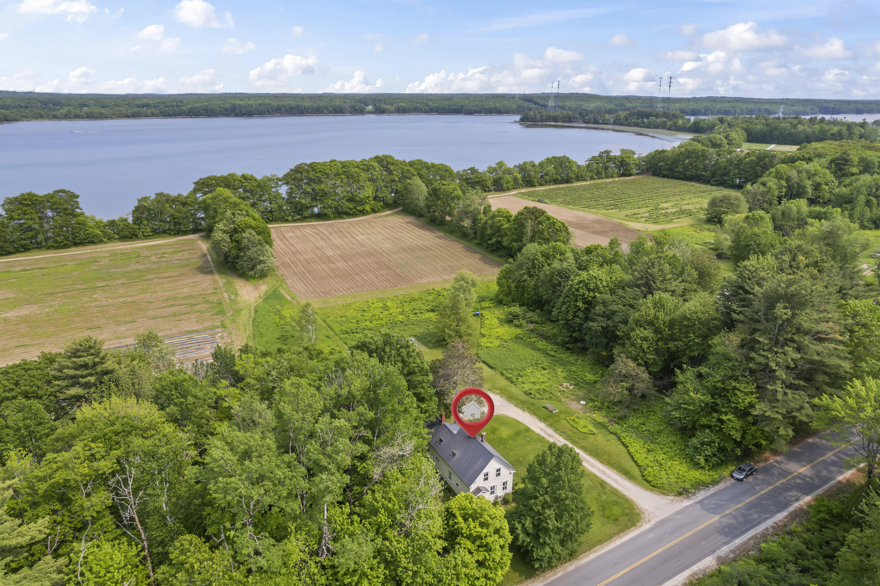 145 Pork Point Road Bowdoinham, ME 04008 - Photo 72 of 84 Aerial View