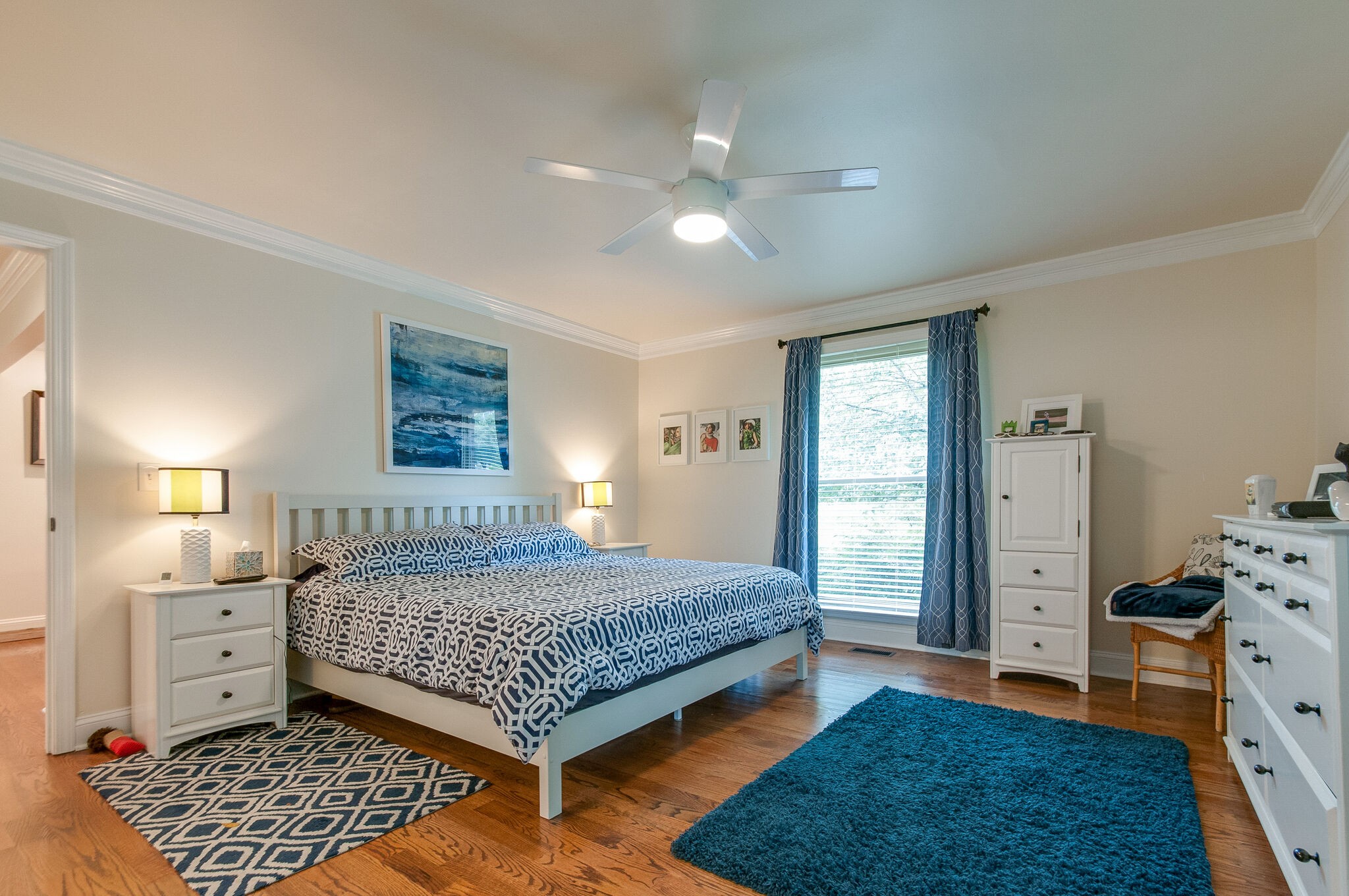 147 Baltusrol Road Franklin, TN 37069 - Photo 28 of 41 a bedroom with a bed and a dresser in it