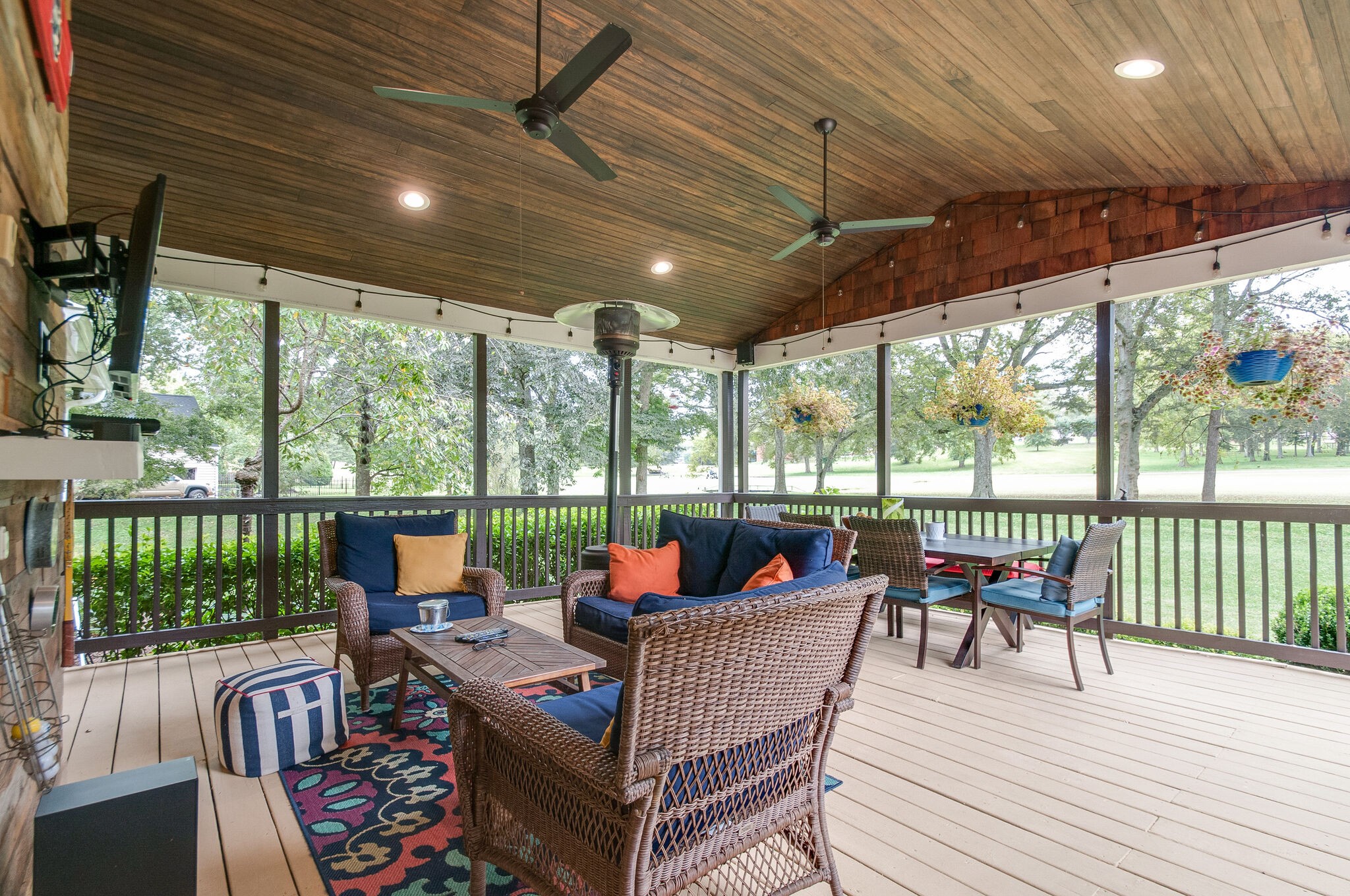 147 Baltusrol Road Franklin, TN 37069 - Photo 36 of 41 a outdoor space with patio the couches and chairs with wooden floor