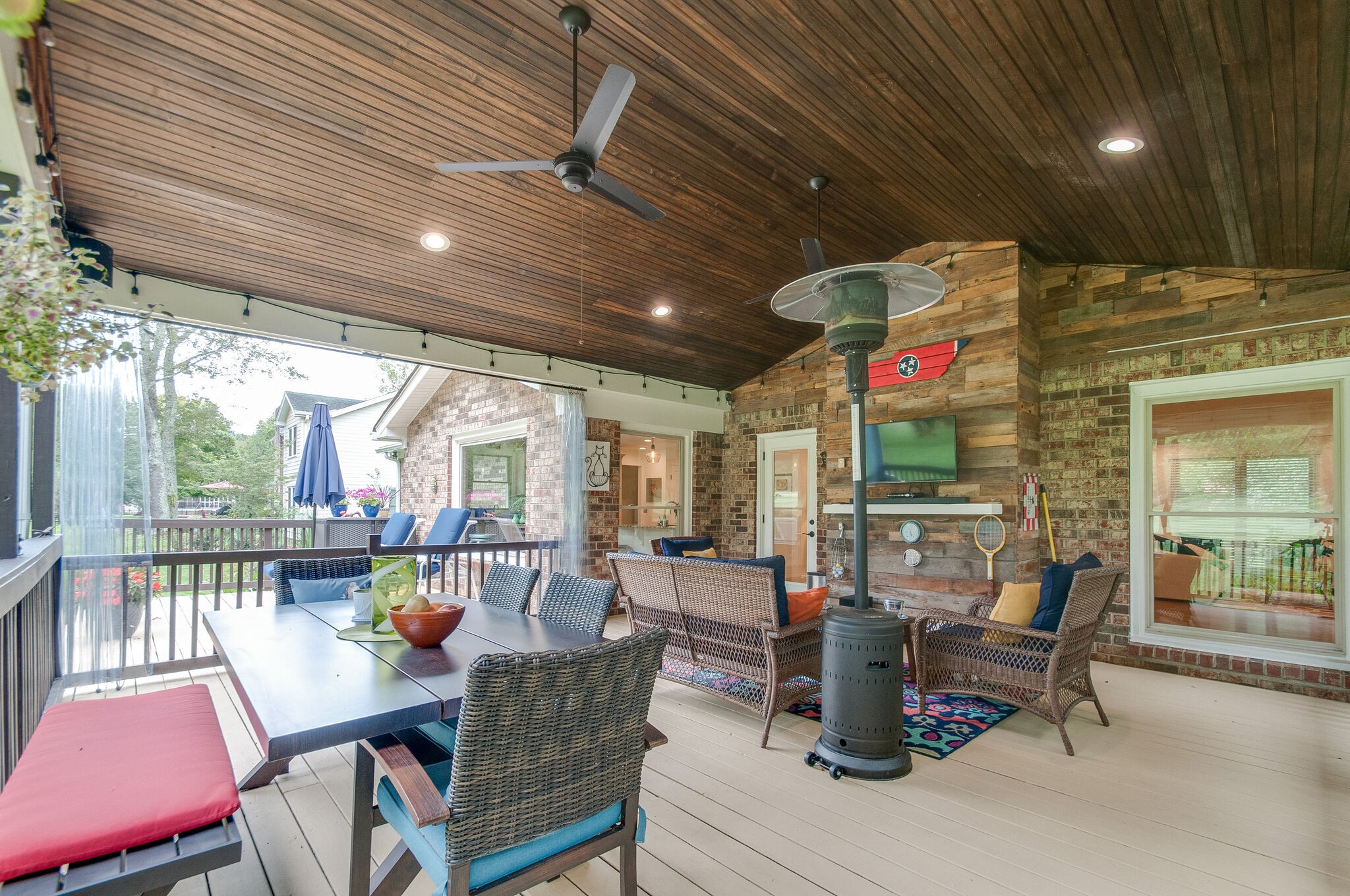 147 Baltusrol Road Franklin, TN 37069 - Photo 37 of 41 a view of a dining room with furniture window and outside view