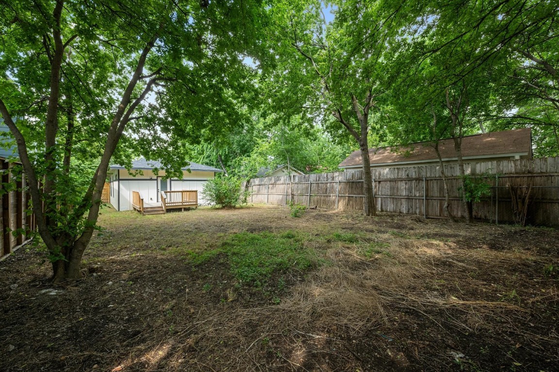914 East 50th Street Austin, TX 78751 - Photo 23 of 27 Lots of shade in back portion of yard but only a few trees in this yard