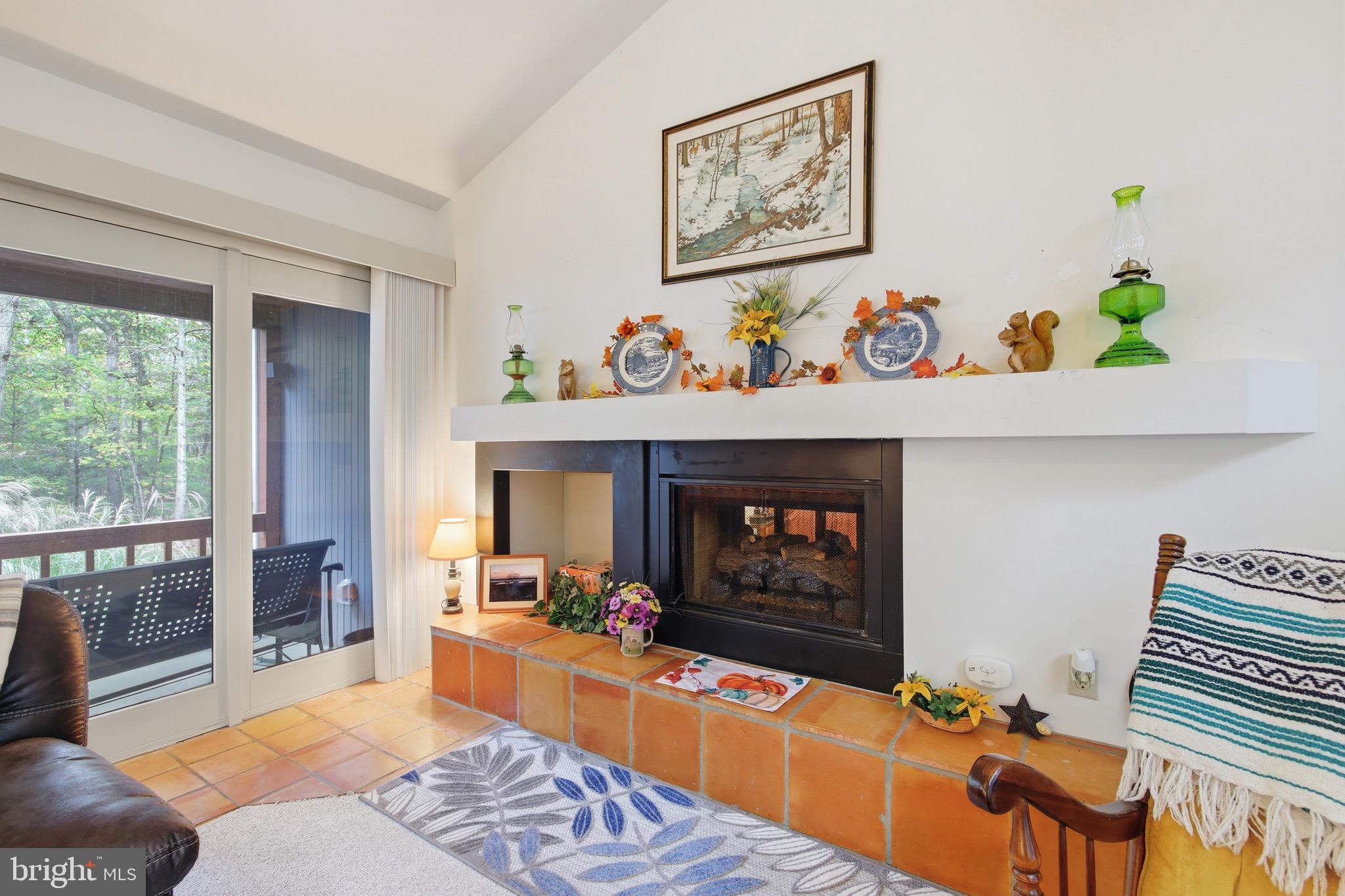 16 Spruce Hollow Road Basye, VA 22842 - Photo 18 of 50 a living room with furniture and a fireplace