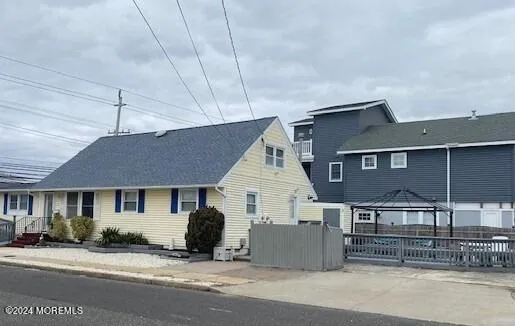 a view of a house with a patio