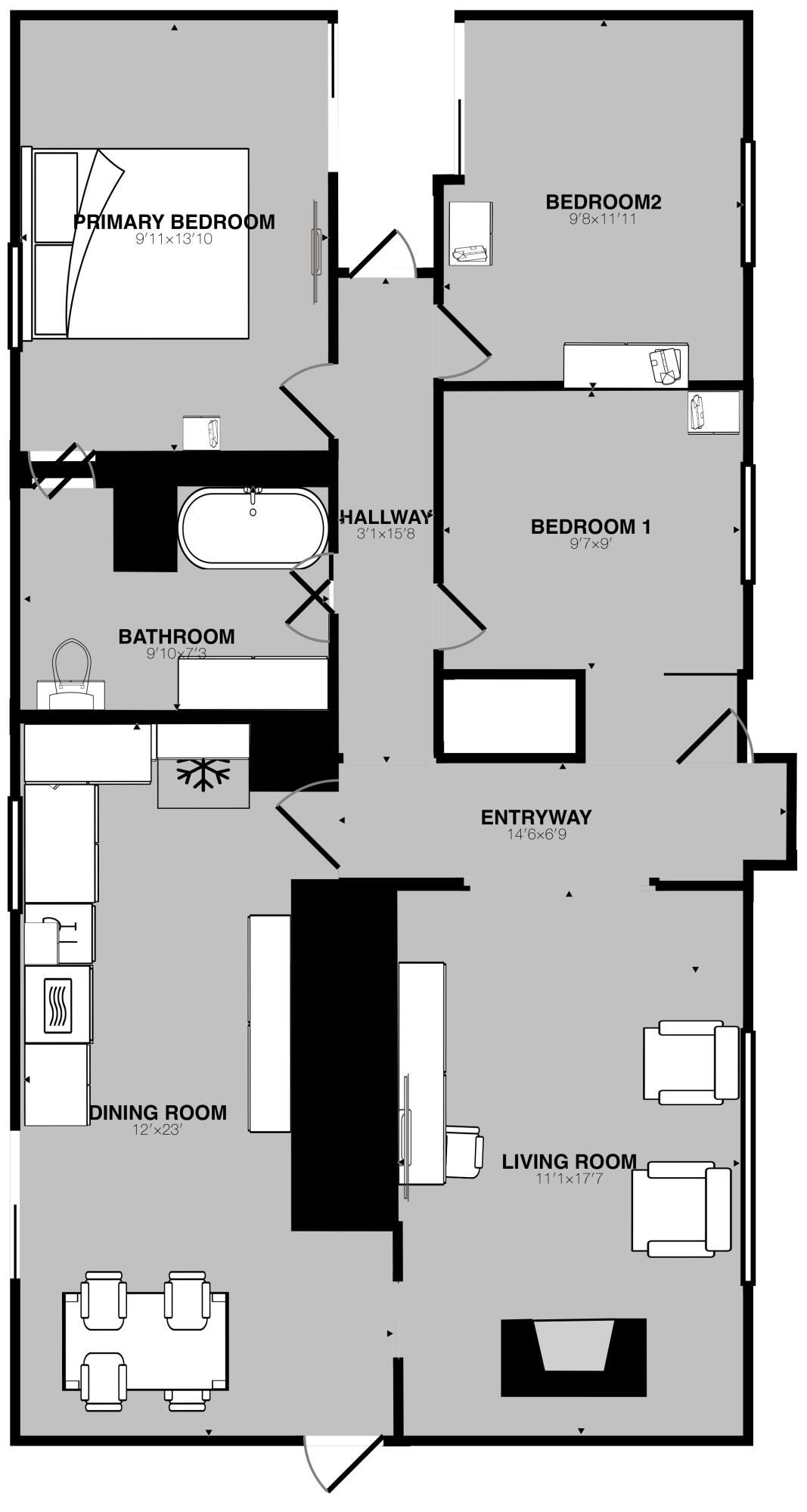 2930 Niles Buchanan Road Buchanan, MI 49107 - Photo 30 of 31 1st Floor floorplan