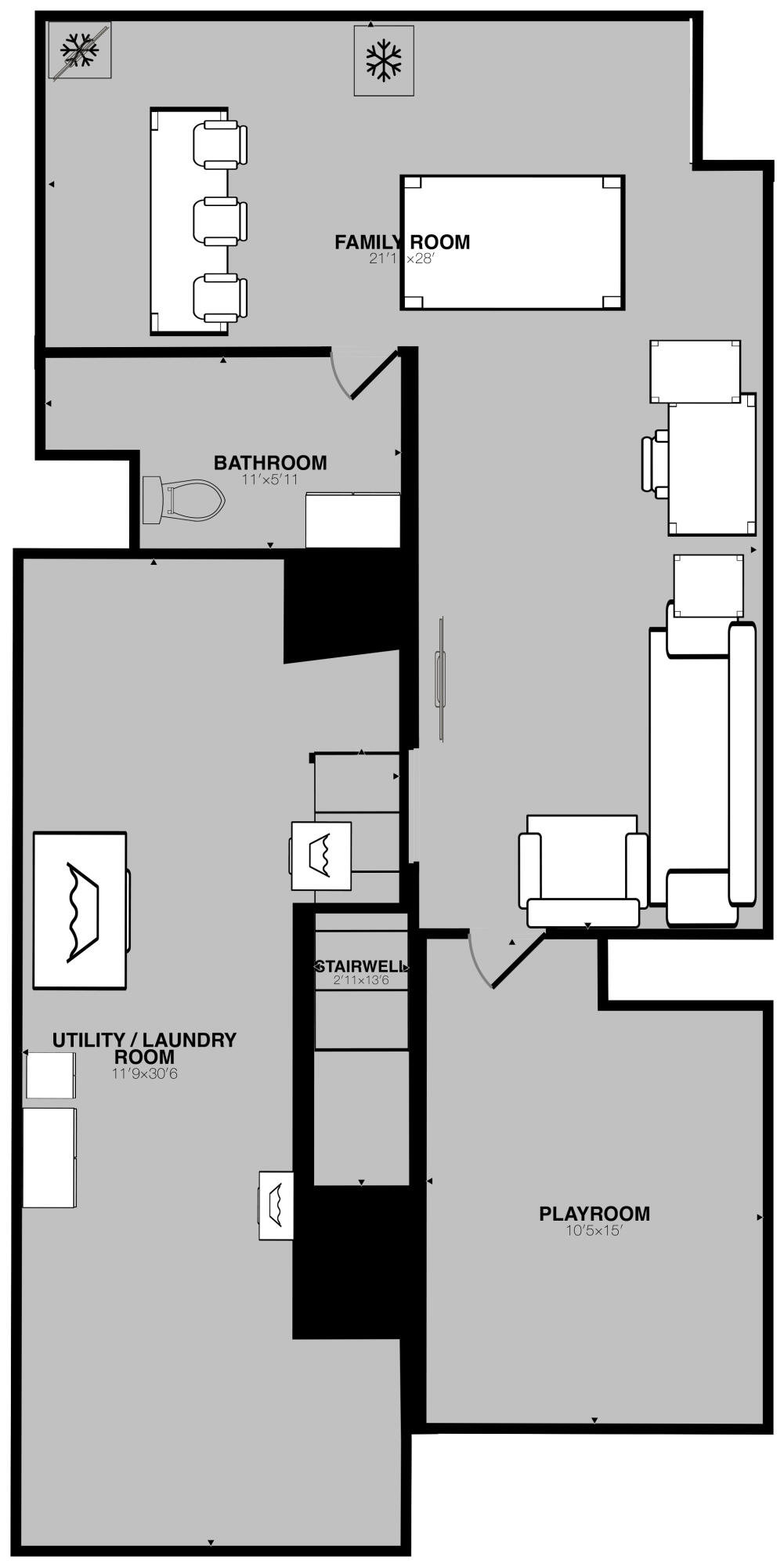 2930 Niles Buchanan Road Buchanan, MI 49107 - Photo 31 of 31 Basement floorplan
