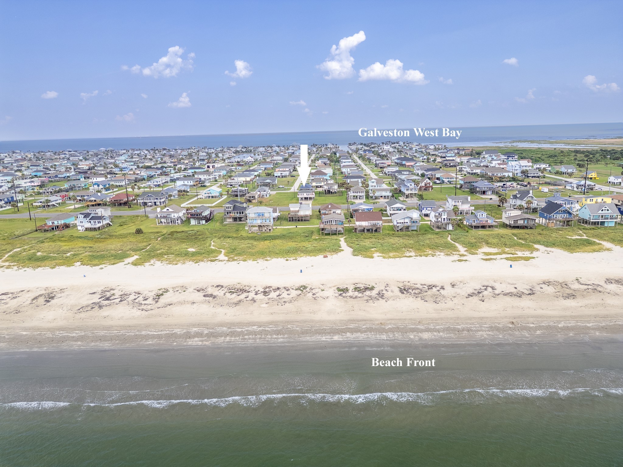 21614 Termini-San Luis Pass Road Galveston, TX 77554 - Photo 6 of 31 a view of an ocean and a beach