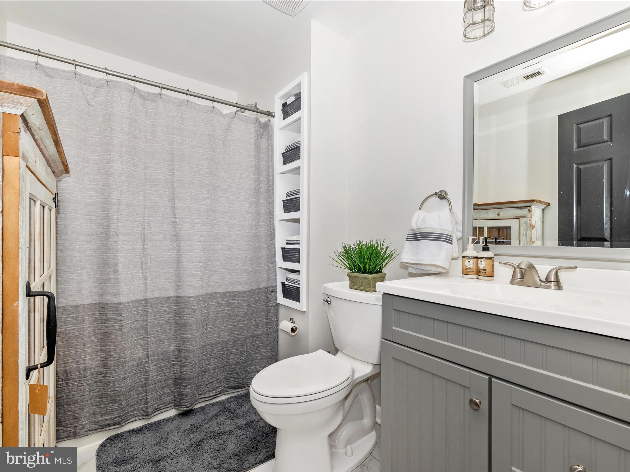 1410 Woodenbridge Lane Mount Airy, MD 21771 - Photo 22 of 50 a bathroom with a sink toilet and shower