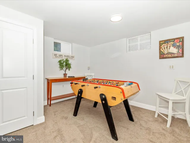 a room with furniture