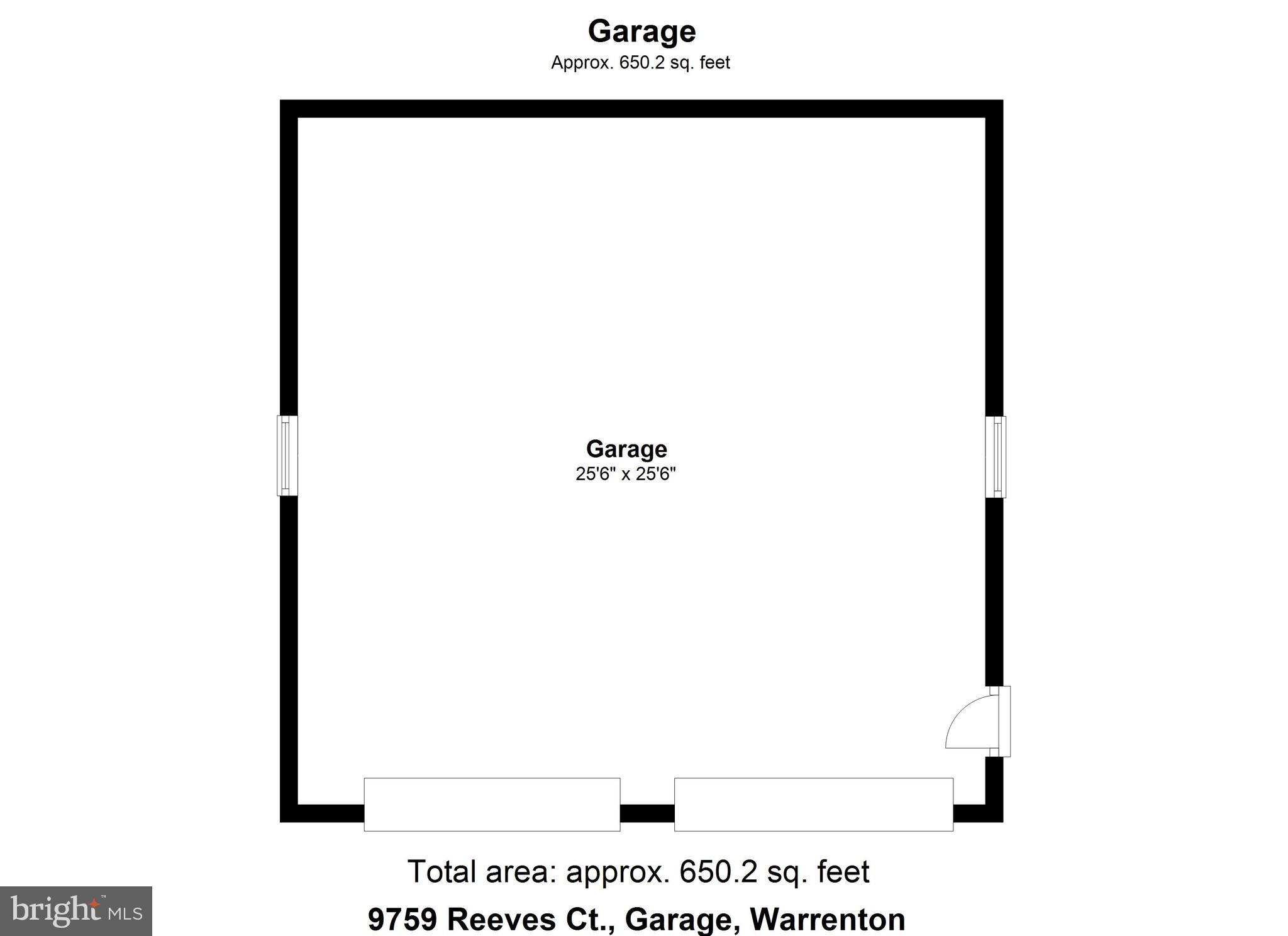 9759 Reeves Court Warrenton, VA 20186 - Photo 32 of 34 Oversized 26 x 26 Detached Garage