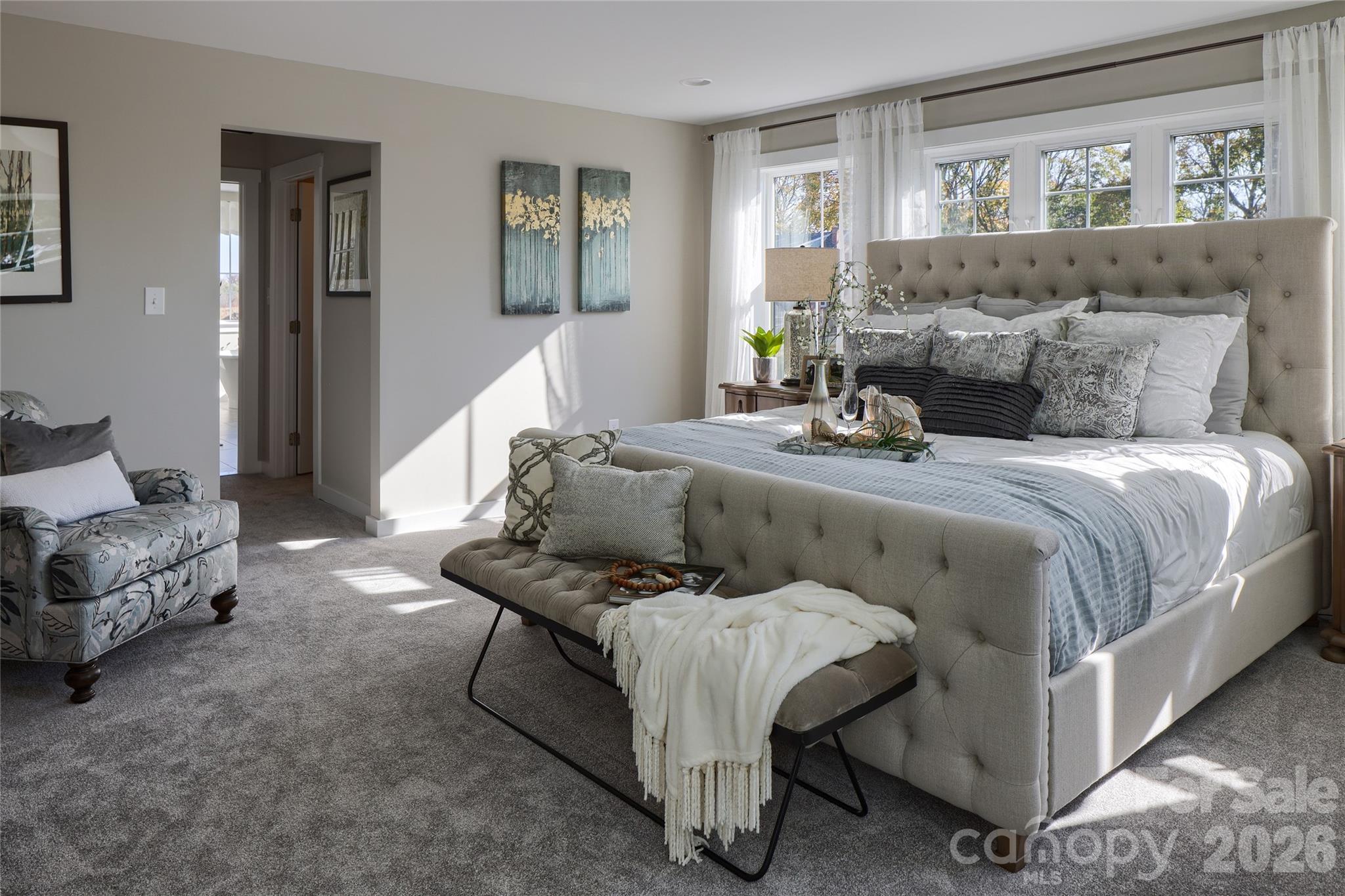 2 Pinnacle Way, Unit COVINGTON York, SC 29745 - Photo 29 of 46 a bedroom with a bed and couch