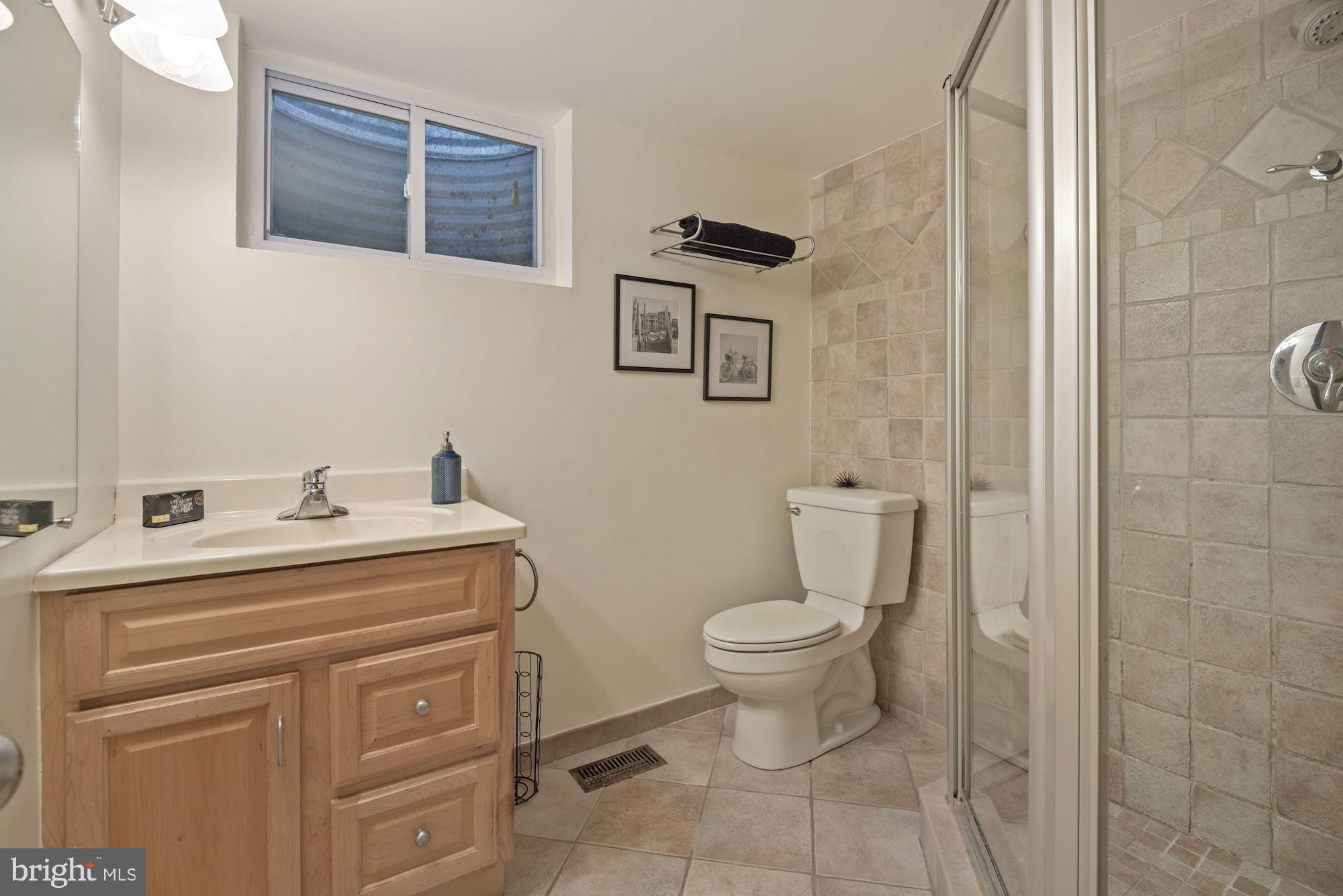 6530 Walhonding Road Bethesda, MD 20816 - Photo 23 of 29 Renovated Lower Level Bath