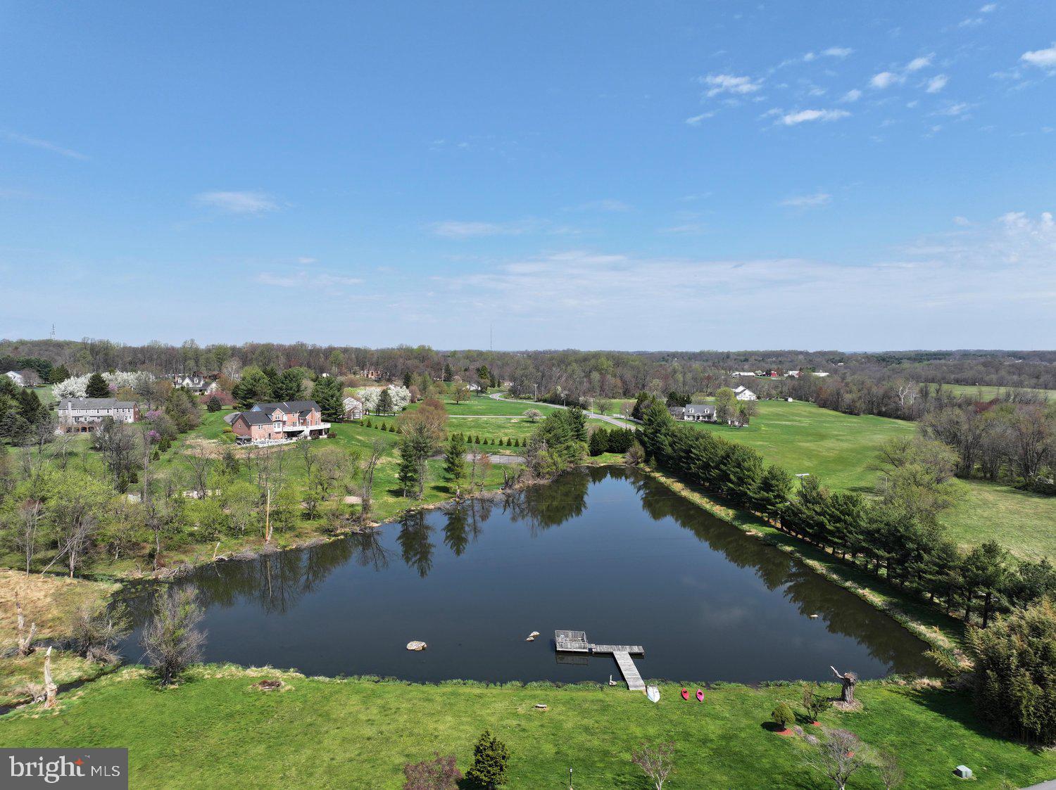 2950 Hobbs Road Glenwood, MD 21738 - Photo 78 of 82 an aerial view of residential houses with outdoor space and lake view