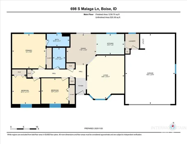 $379,500 | 698 South Malaga Lane, Boise, ID 83709