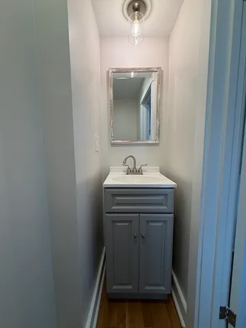 a backyard of a house with seating space