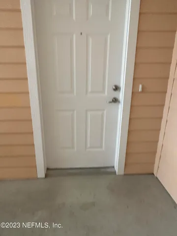 a view of front door