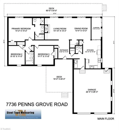 $625,000 | 7736 Penns Grove Road, Summerfield, NC 27358