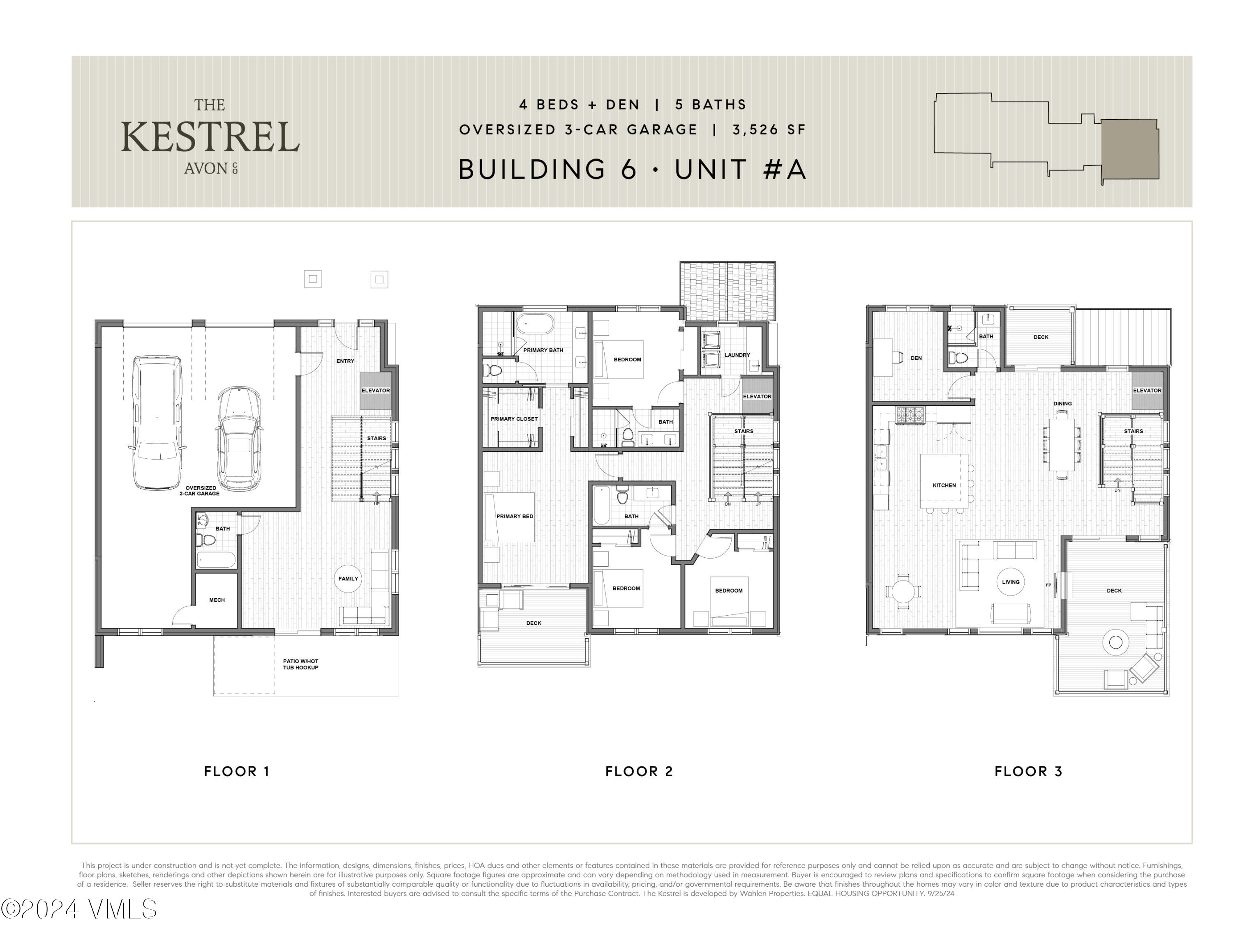 205 Kestrel Drive, Unit 6A Avon, CO 81620 - Photo 12 of 12 The_Kestrel_Floor Plan_Bldg_6_A