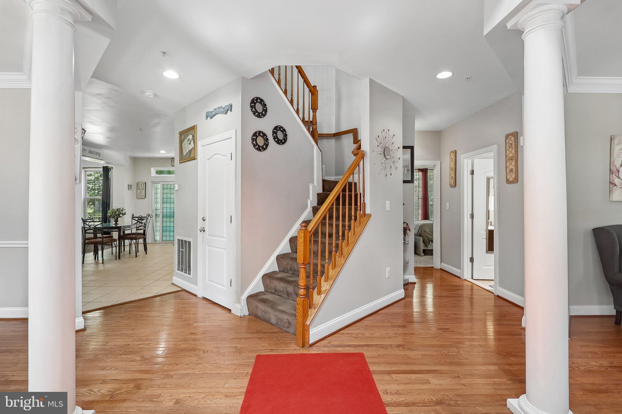 9003 Eldon Drive Clinton, MD 20735 - Photo 3 of 54 Inviting foyer with elegant staircase.