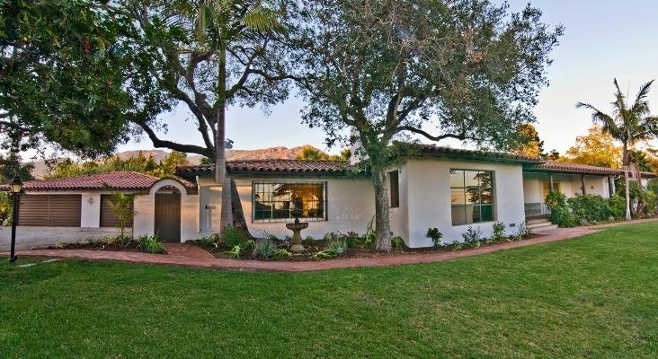 3340 Foothill Road Santa Barbara, CA 93105 - Photo 1 of 14 a front view of house with yard and outdoor seating