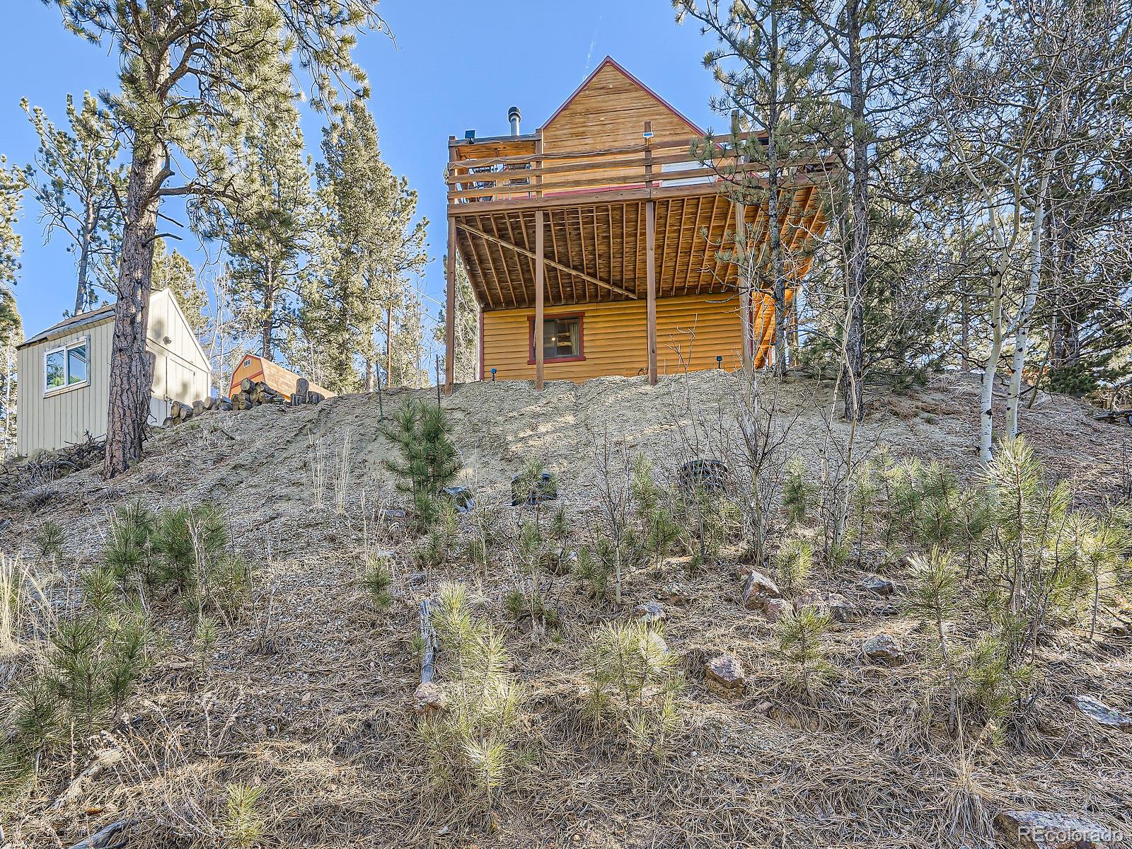139 Hayes Street Bailey, CO 80421 - Photo 24 of 28 a view of a house with a yard