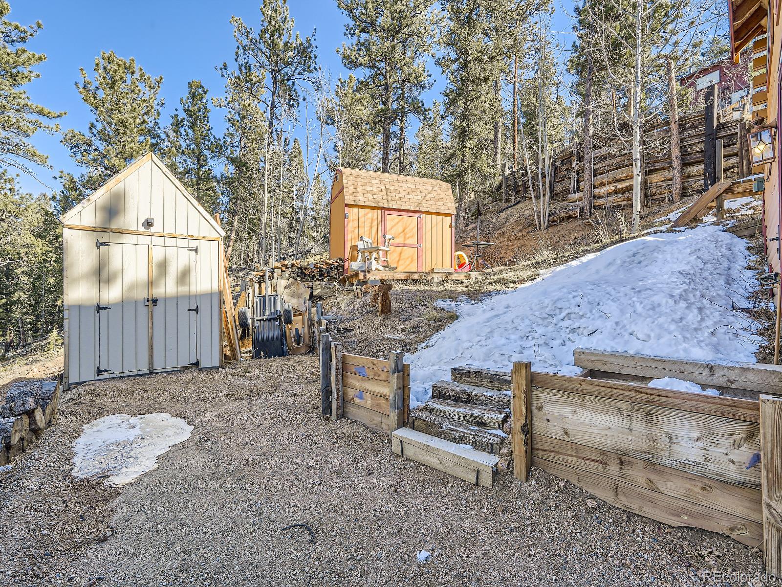 139 Hayes Street Bailey, CO 80421 - Photo 27 of 28 a view of backyard with seating space