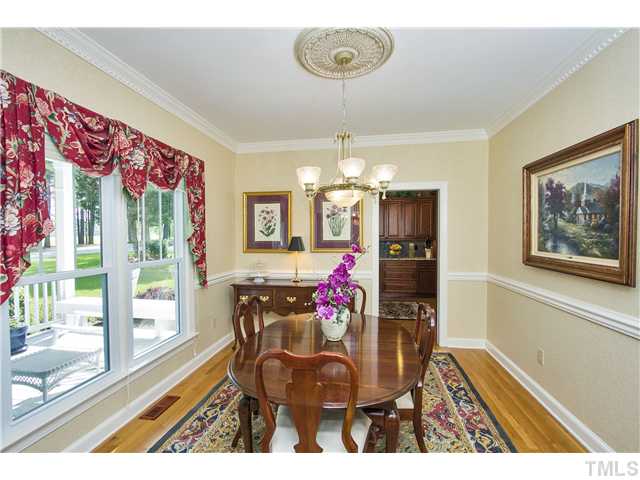 10117 Hampton Road Rougemont, NC 27572 - Photo 13 of 25 a view of a dining room with furniture window and outside view
