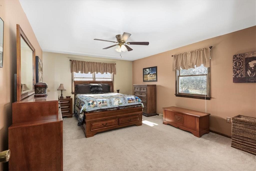 281 Bear Creek Road Sarver, PA 16055 - Photo 11 of 50 a bedroom with a bed couch and window