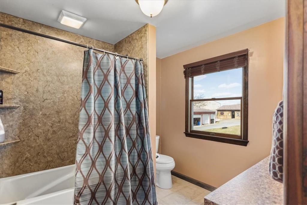 281 Bear Creek Road Sarver, PA 16055 - Photo 12 of 50 a bathroom with a toilet and a shower