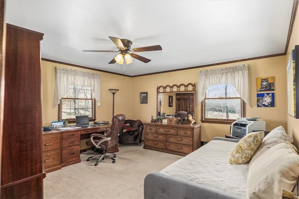 281 Bear Creek Road Sarver, PA 16055 - Photo 15 of 50 a view of a livingroom with workspace and a window