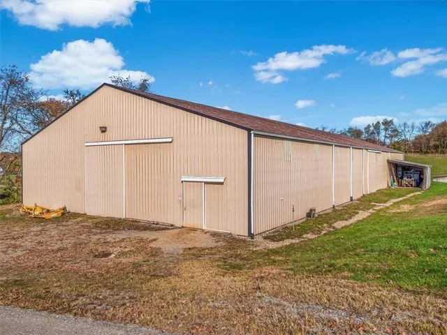 a view of an outdoor space and a yard