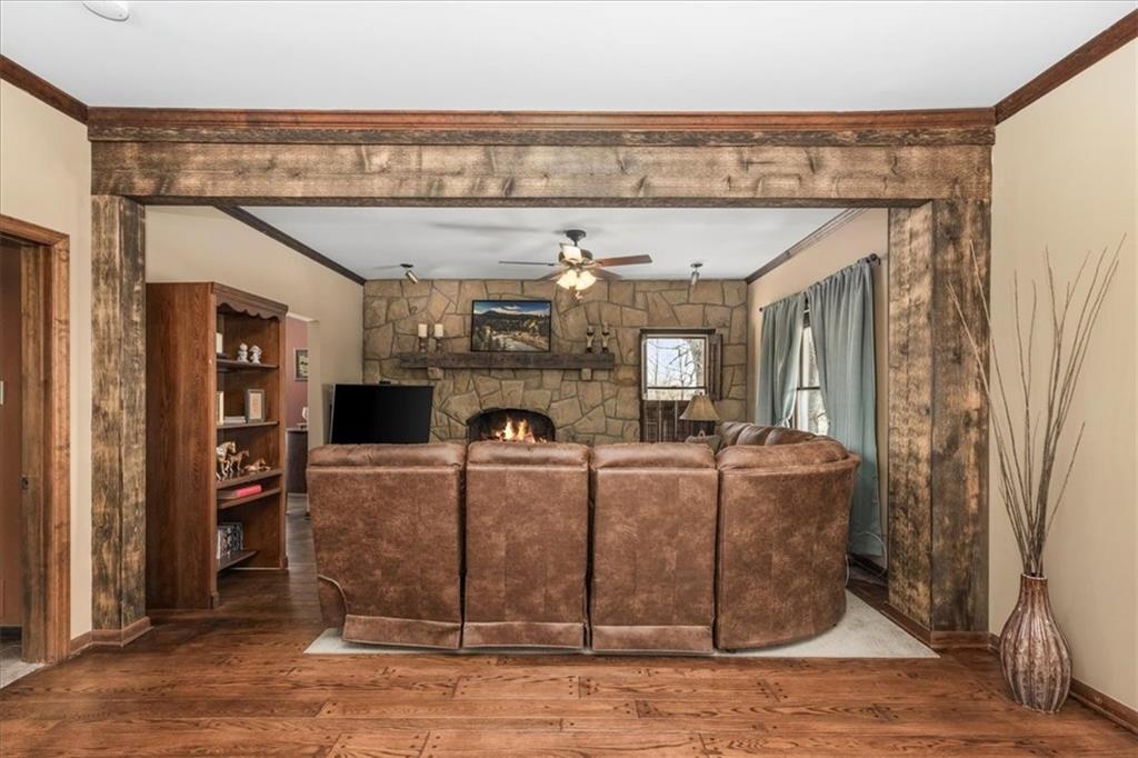 281 Bear Creek Road Sarver, PA 16055 - Photo 4 of 50 a living room with furniture and a fireplace